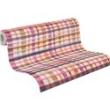 Papeldecor|Watercolor checkered wallpaper multicolor|Checkered