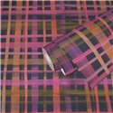 Papeldecor|Watercolor checkered wallpaper pink|Checkered