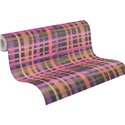 Papeldecor|Watercolor checkered wallpaper pink|Checkered