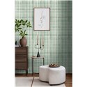 Papeldecor|Checkered wallpaper turquoise retro|Checkered