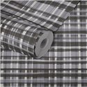 Papeldecor|Papier peint à carreaux gris rétro|Carreaux