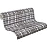 Papeldecor|Checkered wallpaper grey retro|Checkered