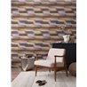 Papeldecor|Watercolor effect checkered wallpaper multicolor|Checkered