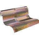 Papeldecor|Watercolor effect checkered wallpaper multicolor|Checkered