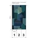Papeldecor|Wall mural abstract blue and green|Wallmurals