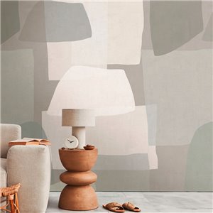 Pip Studio|Wall mural vintage with collage-style images|Wallmurals