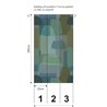 Papeldecor|Papier peint panoramique abstrait tons verts et bleus|Panoramiques