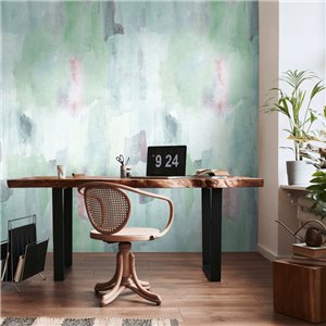 Eijffinger|Wandbild zeitgenössische Kunst Kreise orange|Wandbild