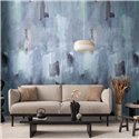 Papeldecor|Wall mural blue tones watercolor effect|Wallmurals