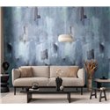 Papeldecor|Wall mural blue tones watercolor effect|Wallmurals