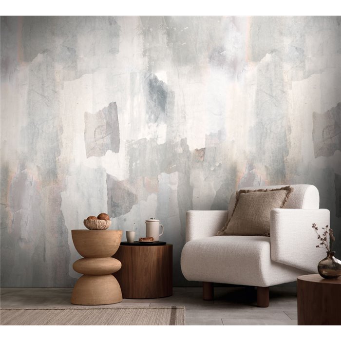 Mural pared tonos neutros efecto acuarela - Papeldecor Horizons 2028782073