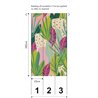Papeldecor|Wall mural tropical colorful exotic leaves|Wallmurals