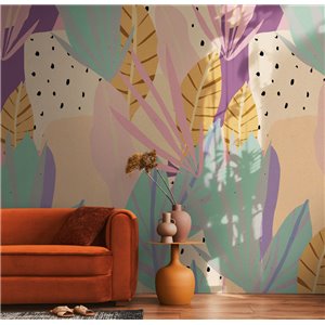 Affreschi & Affreschi|Wall mural custom modern cubist composition|Wallmurals
