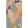 Papeldecor|Wall mural tropical tones lilac mustard and green|Wallmurals