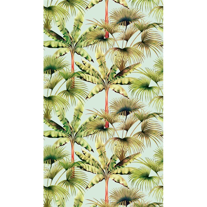 Papeldecor|Wandbild tropische Palmen mit exotischem Touch|Wandbild