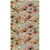 Papeldecor|Papier peint panoramique tropical palmiers vert et rose|Panoramiques
