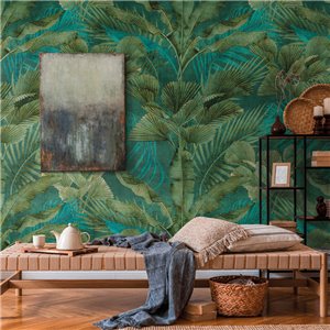 Eijffinger|Mural pared flores multicolor en paneles|Murales de Pared