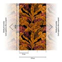 Papeldecor|Wall mural tropical in black and gold|Wallmurals