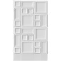 Papeldecor|Wall mural white 3D effect|Wallmurals