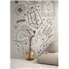 Papeldecor|Wandbild esoterische und astrologische Illustrationen|Wandbild