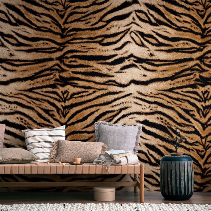 Papeldecor|Mural pared estampado de tigre|Murales de Pared