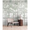 Papeldecor|Wall mural Japanese with bamboo illustrations|Wallmurals