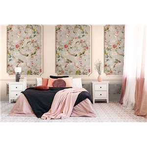 Eijffinger|Wandbild moderne Figuren weiß creme|Wandbild 2