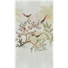 Papeldecor|Wandbild Chinoiserie mit Vögeln und Blumen|Wandbild
