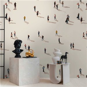 Affreschi & Affreschi|Wall mural custom minimalist human faces|Wallmurals