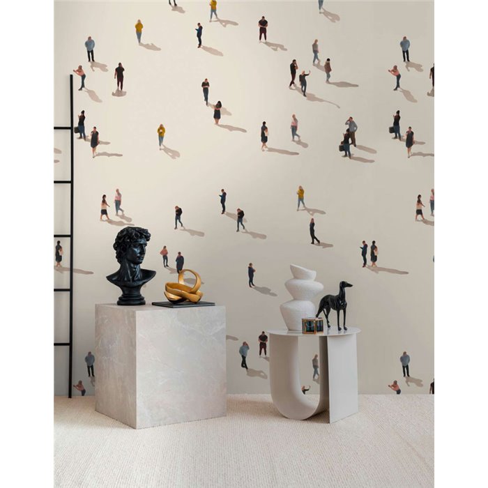 Mural pared minimalista figuras humanas - Papeldecor Horizons 2028398671