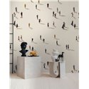 Papeldecor|Papier peint panoramique minimaliste figures humaines|Panoramiques