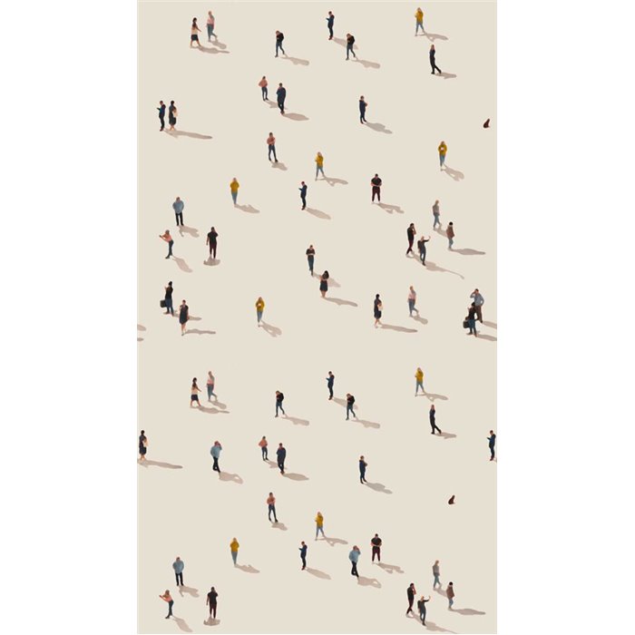 Papeldecor|Wall mural minimalist human figures|Wallmurals
