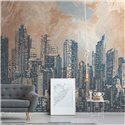 Papeldecor|Wall mural urban with skyscrapers|Wallmurals