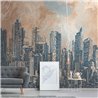Papeldecor|Wall mural urban with skyscrapers|Wallmurals