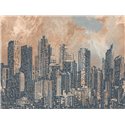 Papeldecor|Wall mural urban with skyscrapers|Wallmurals