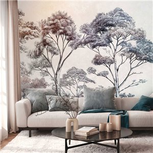 Papeldecor|Wandbild Zebra-Muster schwarz weiß|Wandbild