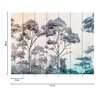 Papeldecor|Wandbild Bäume graue Töne|Wandbild