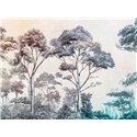 Papeldecor|Papier peint panoramique arbres tons gris|Panoramiques