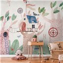 Papeldecor|Wandbild Kinder Baumhaus|Wandbild