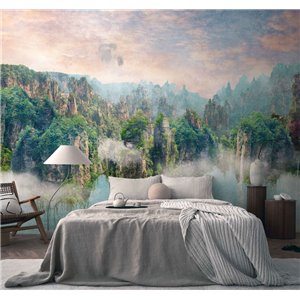 Rasch|Wall mural boho chic orange|Wallmurals