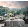 Papeldecor|Papier peint panoramique paysage montagneux avec brume|Panoramiques
