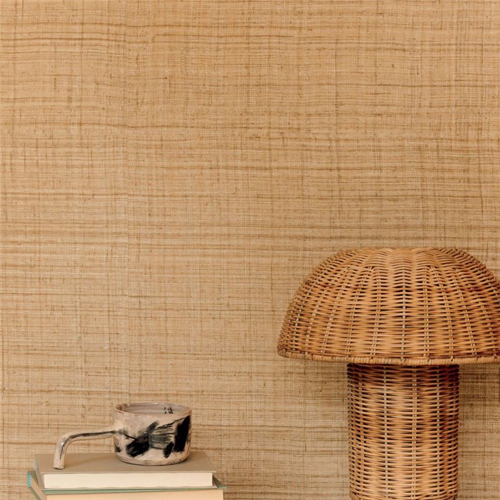 Elitis|Wallpaper with braided natural fibres effect|Raffia Imitation