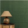 Elitis|Wallpaper with green braided abaca natural fibre|Raffia Imitation
