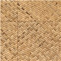 Elitis|Wallpaper with golden honey braided rattan effect|Raffia Imitation