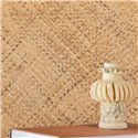 Elitis|Wallpaper with golden honey braided rattan effect|Raffia Imitation