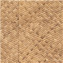 Elitis|Papier peint rotin tressé beige doré|Imitation Raphia