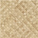 Elitis|Papier peint vinyle feuilles de palmier beige sable|Imitation Raphia