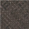Elitis|Wallpaper with ebony black palm leaves|Raffia Imitation