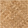 Elitis|High-end wallpaper with honey gold palm leaves|Raffia Imitation