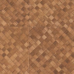 Elitis|Wallpaper with woven palm leaf effect in cream beige|Raffia Imitation